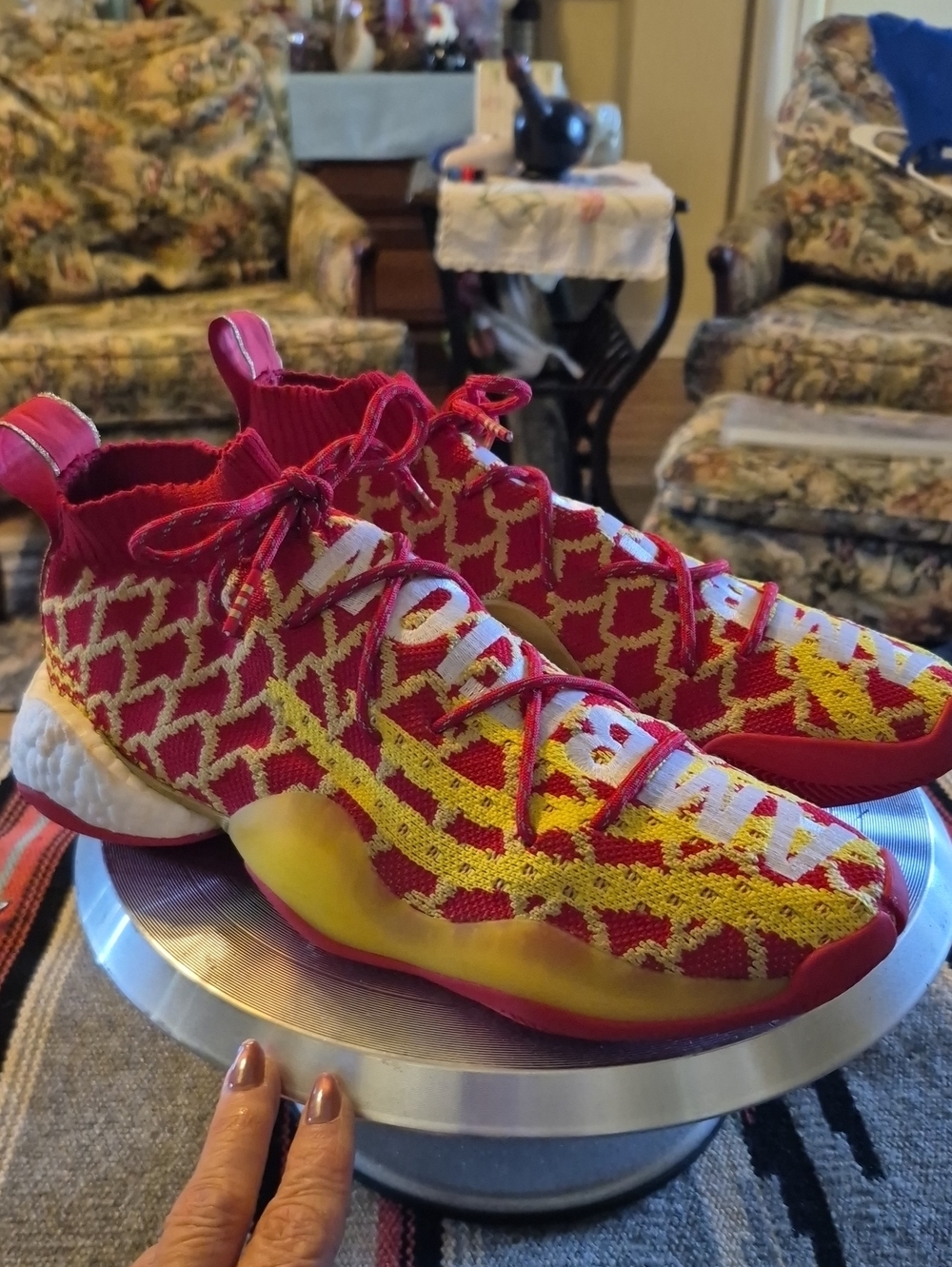 Pharrell Williams x adidas Crazy BYW "Chinese New Year"Mens sz 8.5(